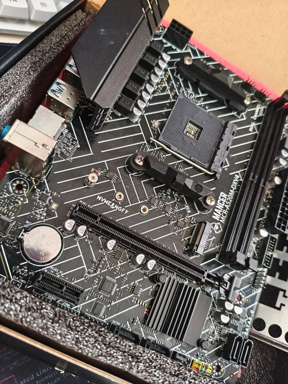 Placa mãe A520M AMD Matx ddr4  - Foto 4