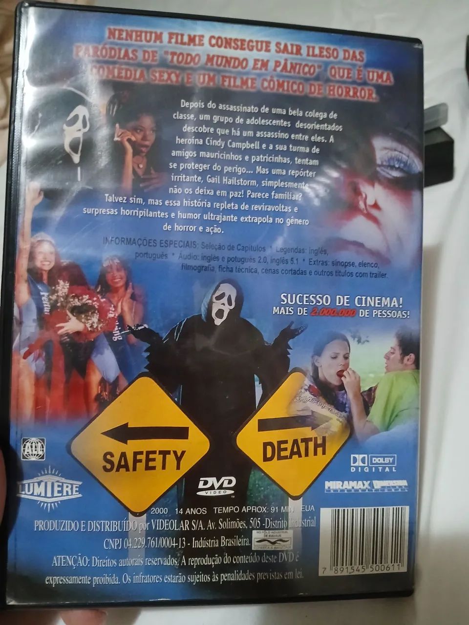 Dvd raro todo mundo em panico 1 primeira tiragem da paris filmes com encarte - Foto 3