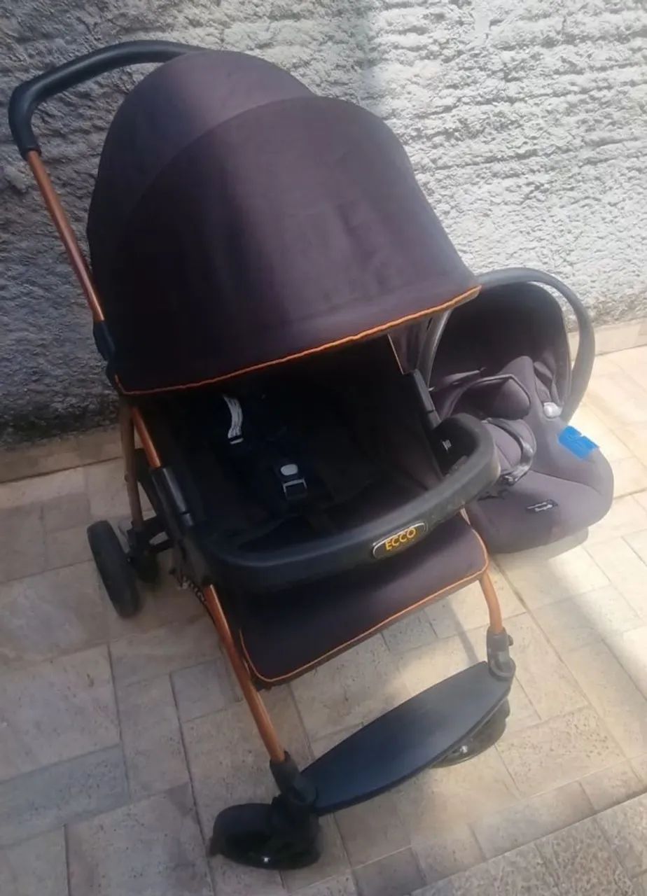 Carrinho e bebê conforto Buriggotto  - Foto 3