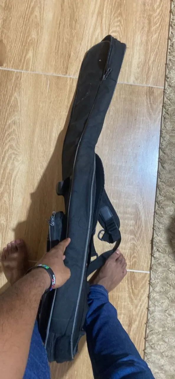 Capa guitarra AVS bag alcochoado - Foto 4