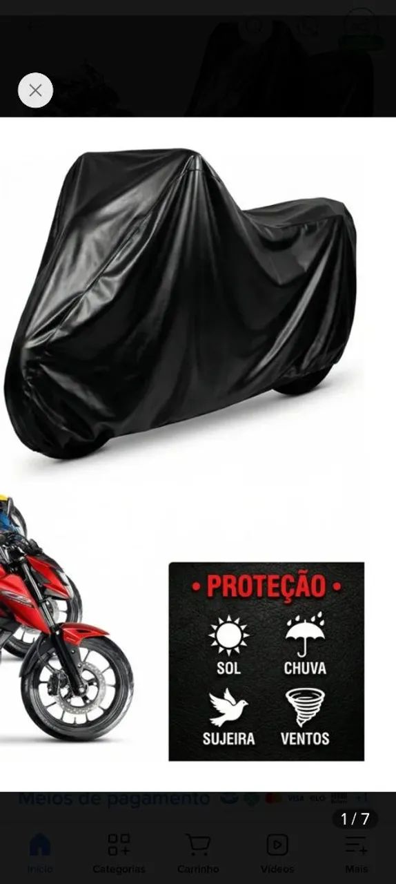Capa protetora e alça de segurança 