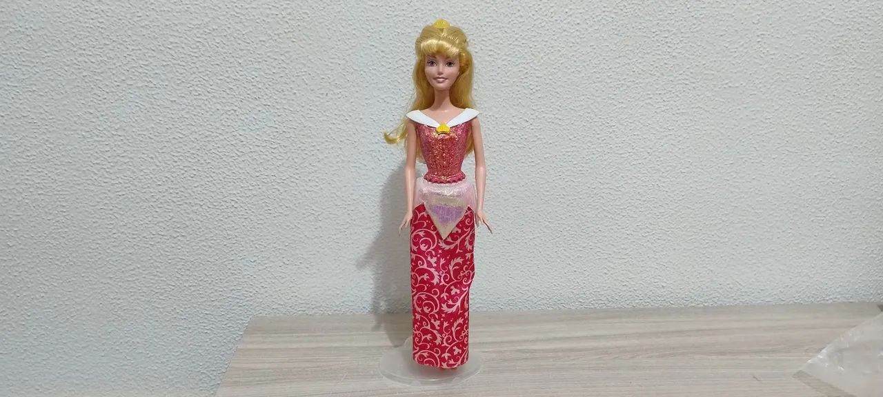 Boneca princesa Aurora - Bela Adormecida - Mattel