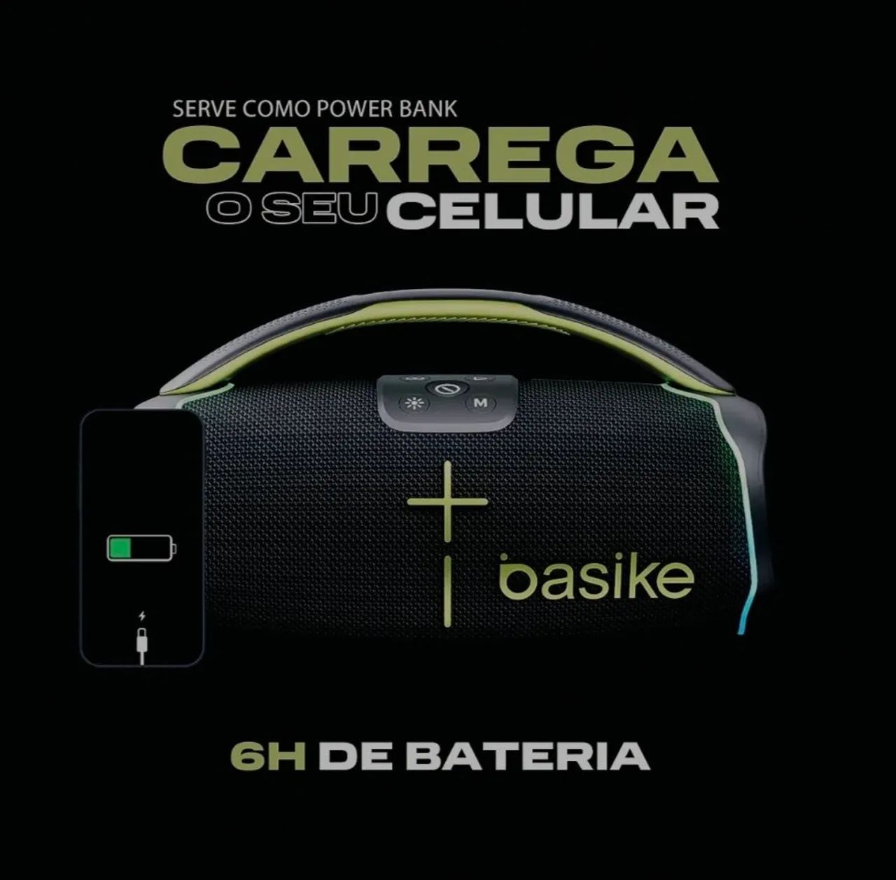 Caixa de Som Baslike - Foto 5