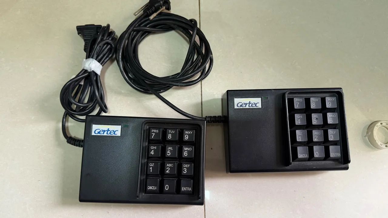 Teclado Gertec 12 teclas Pin Cal serial