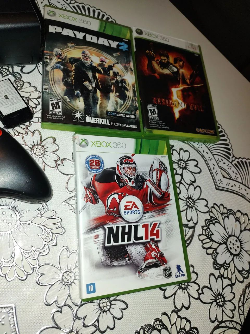 XBOX360 COM 3 JOGOS  (O M ÍNIMO QUE ACEITO É 500 ) - Foto 2