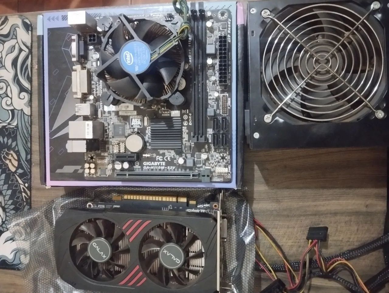 Kit Placa de vídeo, Placa mãe, Processador e Fonte - Foto 4