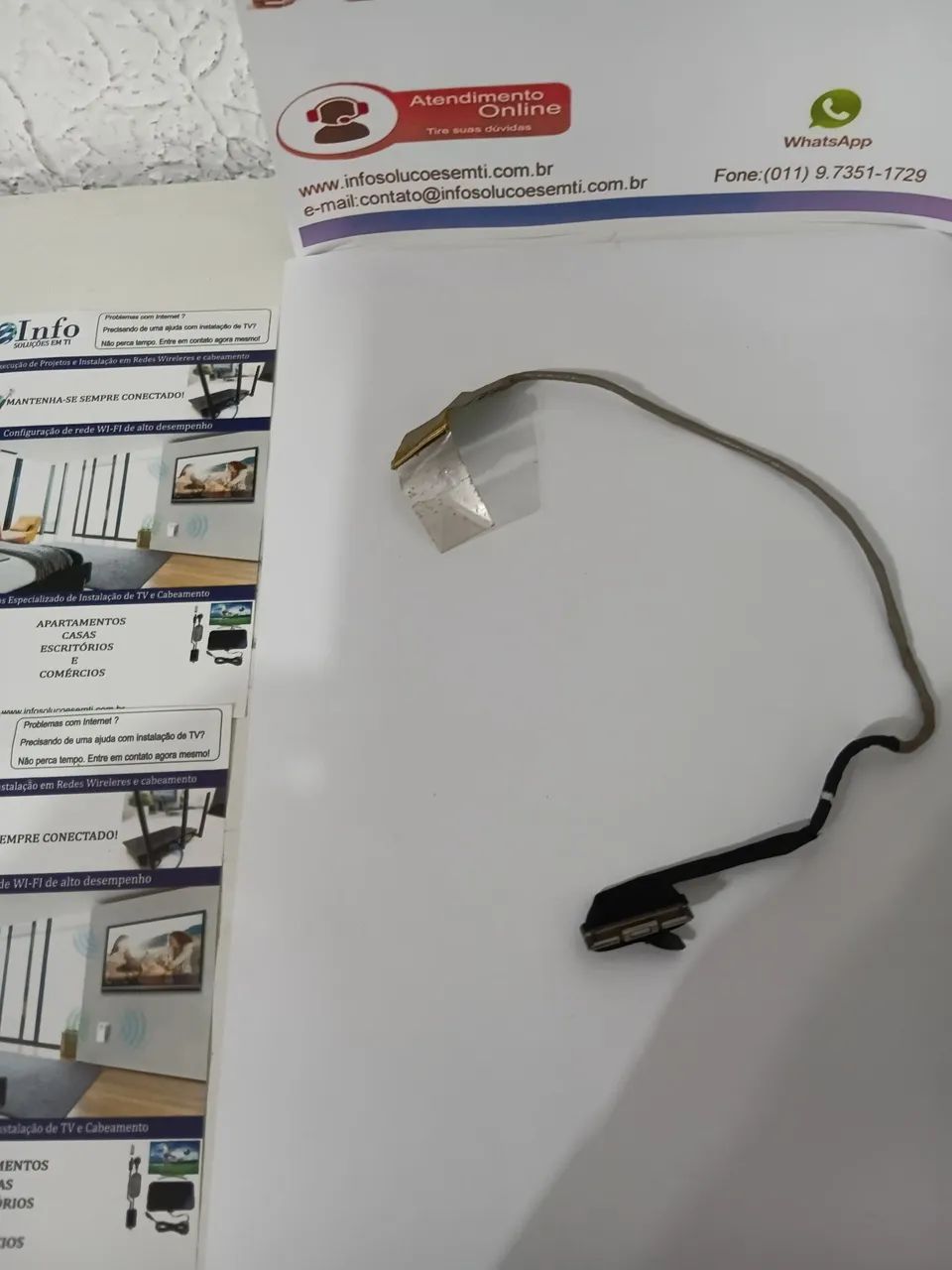 Cabo flat Notebook  HP G42 - Foto 2