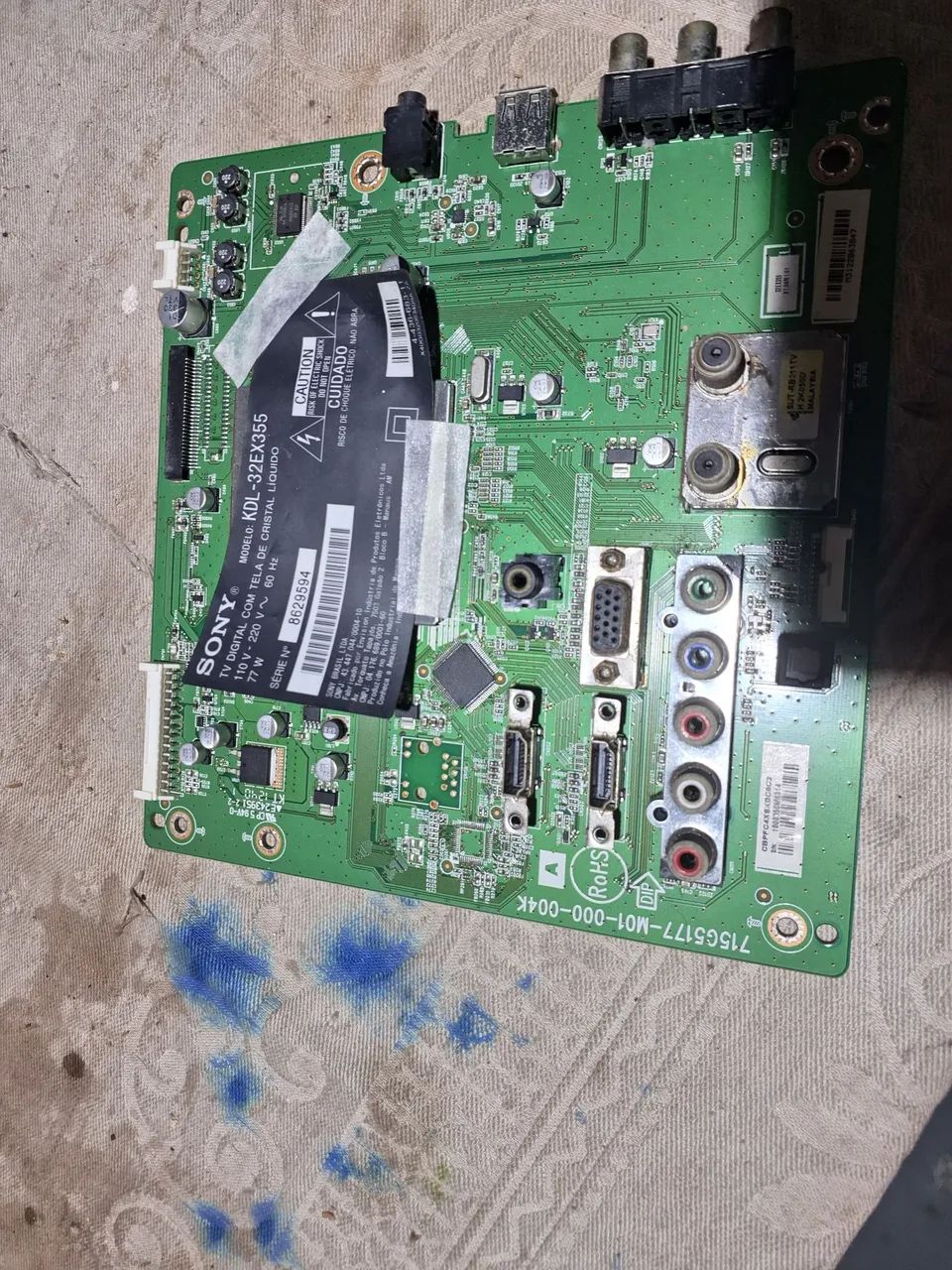 placa principal sony kdl 32ex355