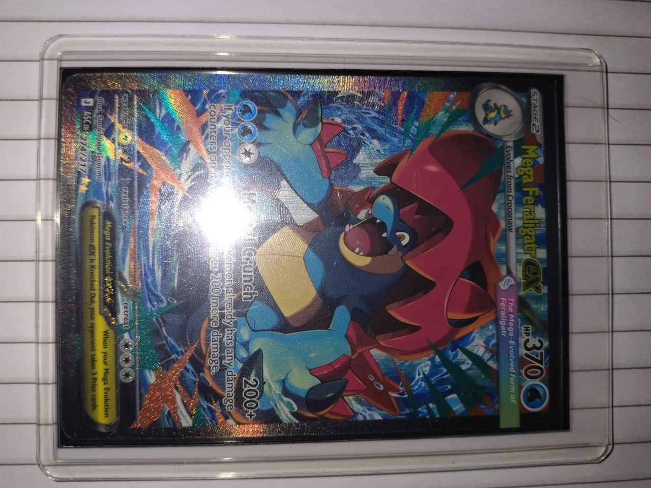 Mega Feraligatr Ex SAR em Inglês 