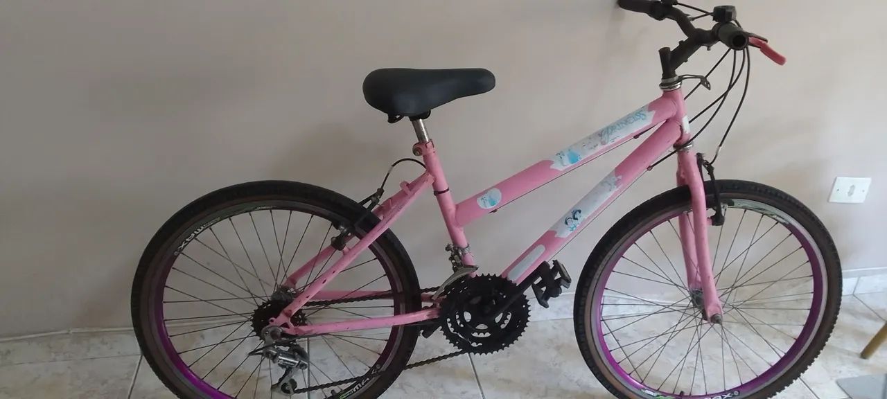 Bicicleta aro 24 COMPLETA FEMININA SEMI NOVA