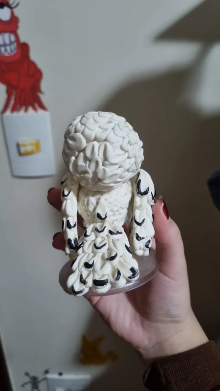 Coruja de biscuit feita a mão - artesanato  - Foto 2