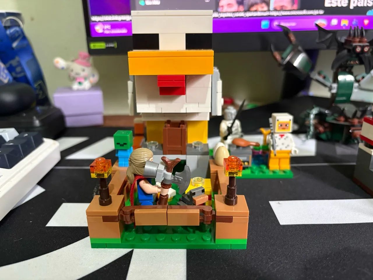 Vendo dois legos Minecraft com caixa - Foto 3