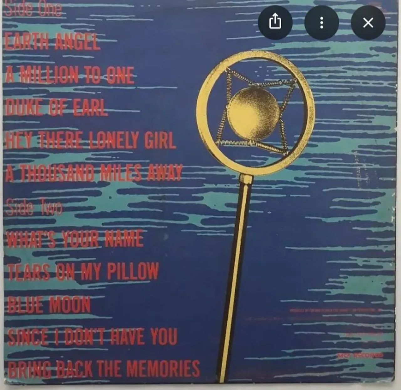 Blue Moon 1987 Vinil Clássico Raro Colecionador - Foto 3