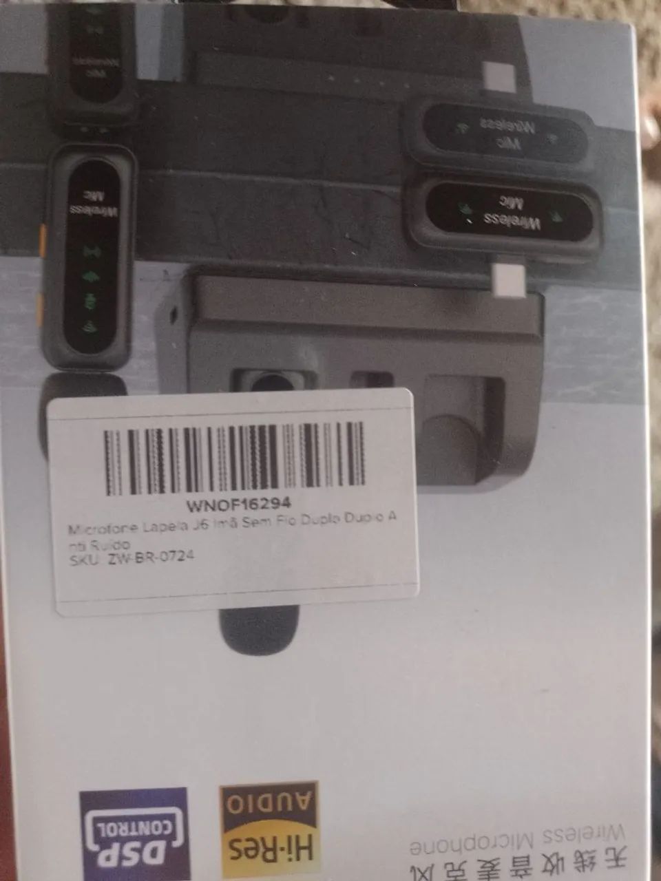 Microfone lapela j6 imã  - Foto 2