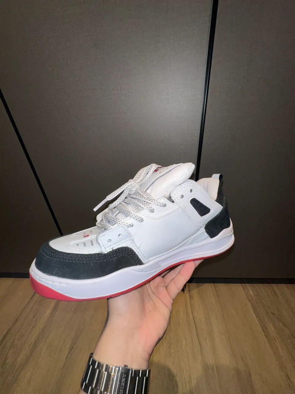 Tenis Tesla Nine Red White Black - Foto 3