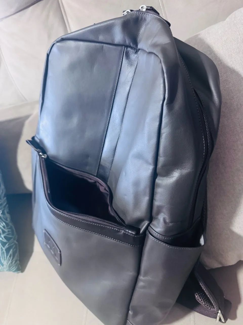 Mochila 100% Couro Legítimo  - Foto 5
