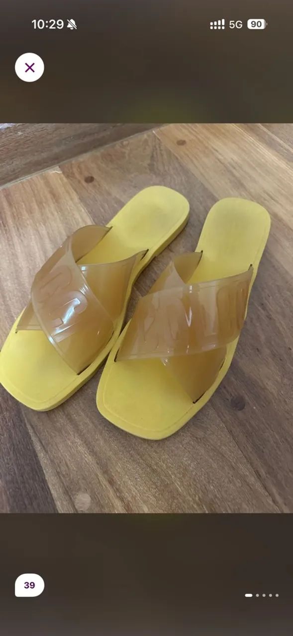 Chinelo rasteirinha colcci 