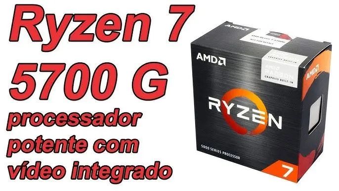 Processador Ryzen 7 5700G  - Foto 4