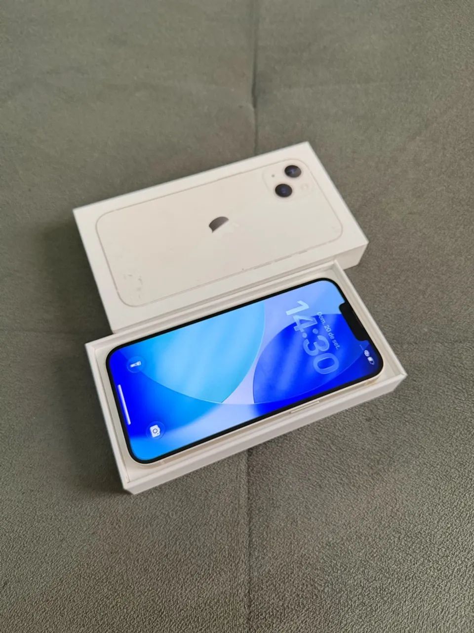 IPhone 13 128gb branco! Aceito trocas e cartão. - Foto 2