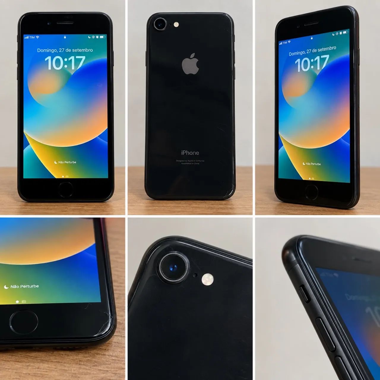 Iphone 8 64GB Preto | Bateria Original 100% | Touch ID OK