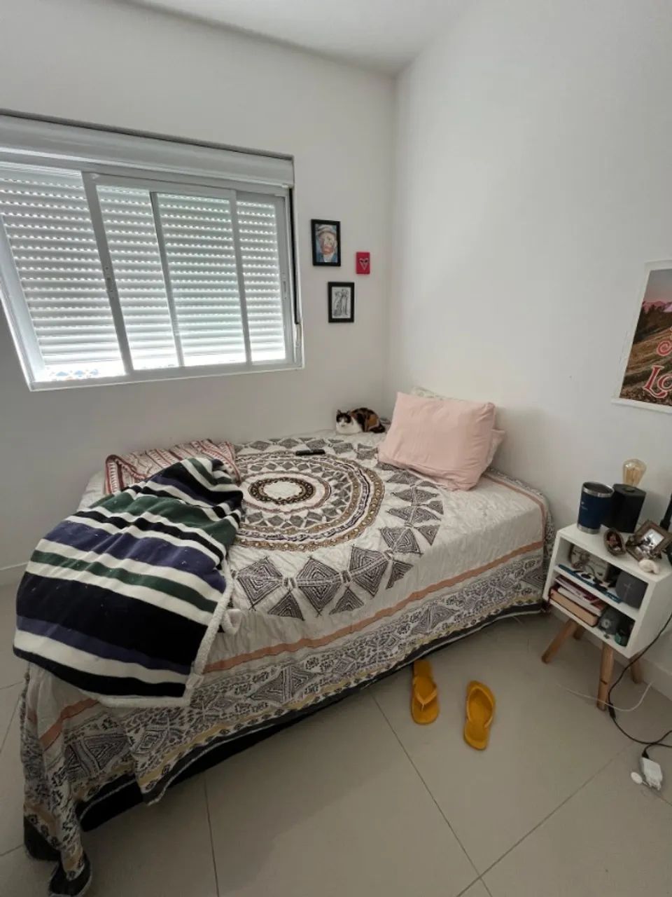 Cama casal - box e colchão