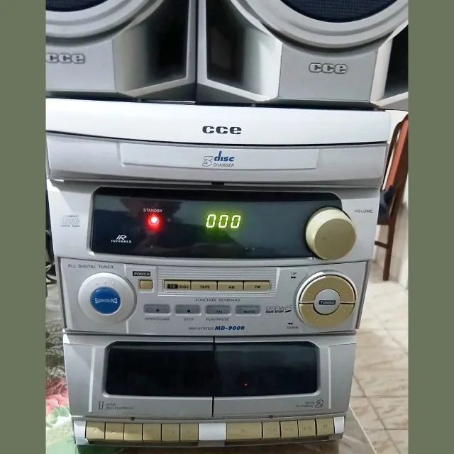 Mini System cce md-9000 c/ 2 caixas e controle - Foto 2