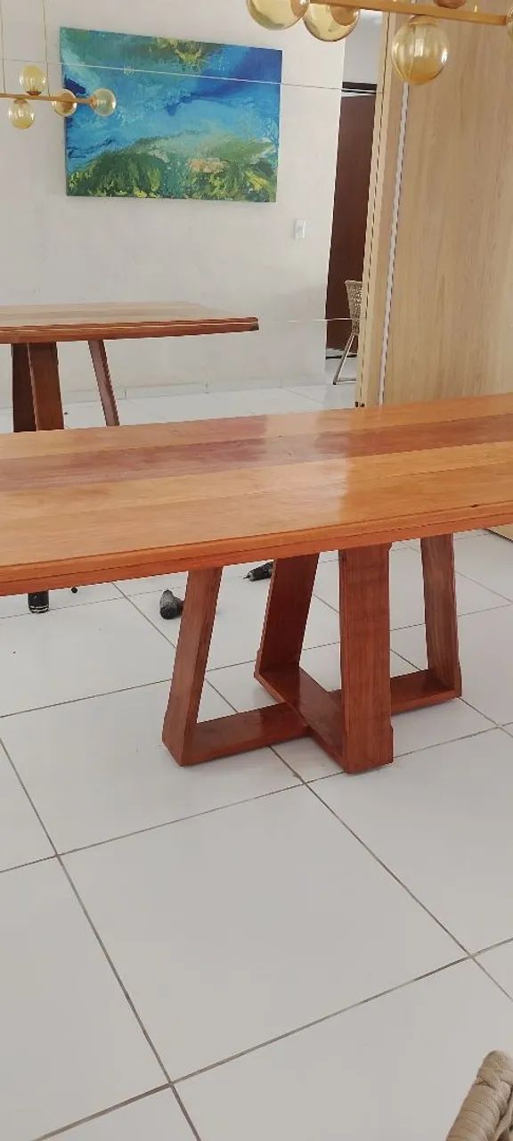 Mesa em madeira - Foto 3