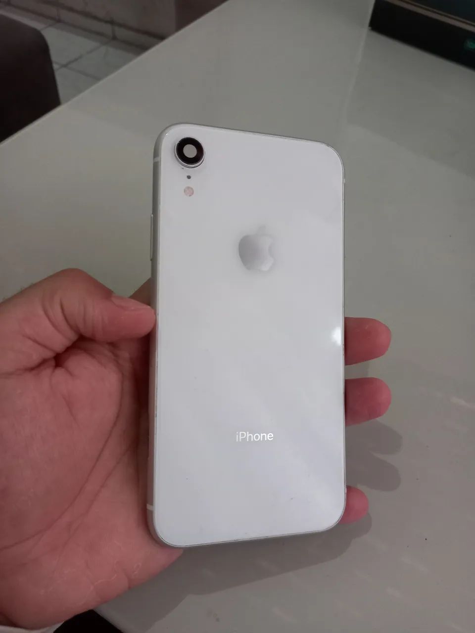 Tampa traseira iphone xr branco