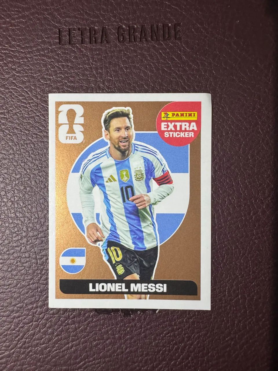 Figurinha Messi Bronze - 2026 - Foto 2
