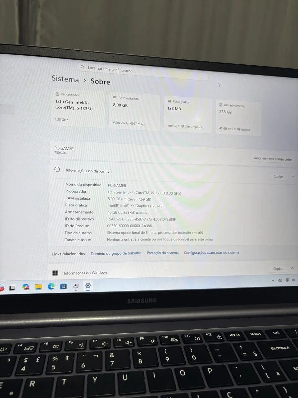 Notebook Samsung Galaxy Book 4, Core i5 13ª Geração - Foto 4