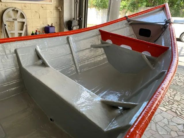 Barco Fibra Borda Alta quebra ondas 6,50 metros 21 pés - Foto 6