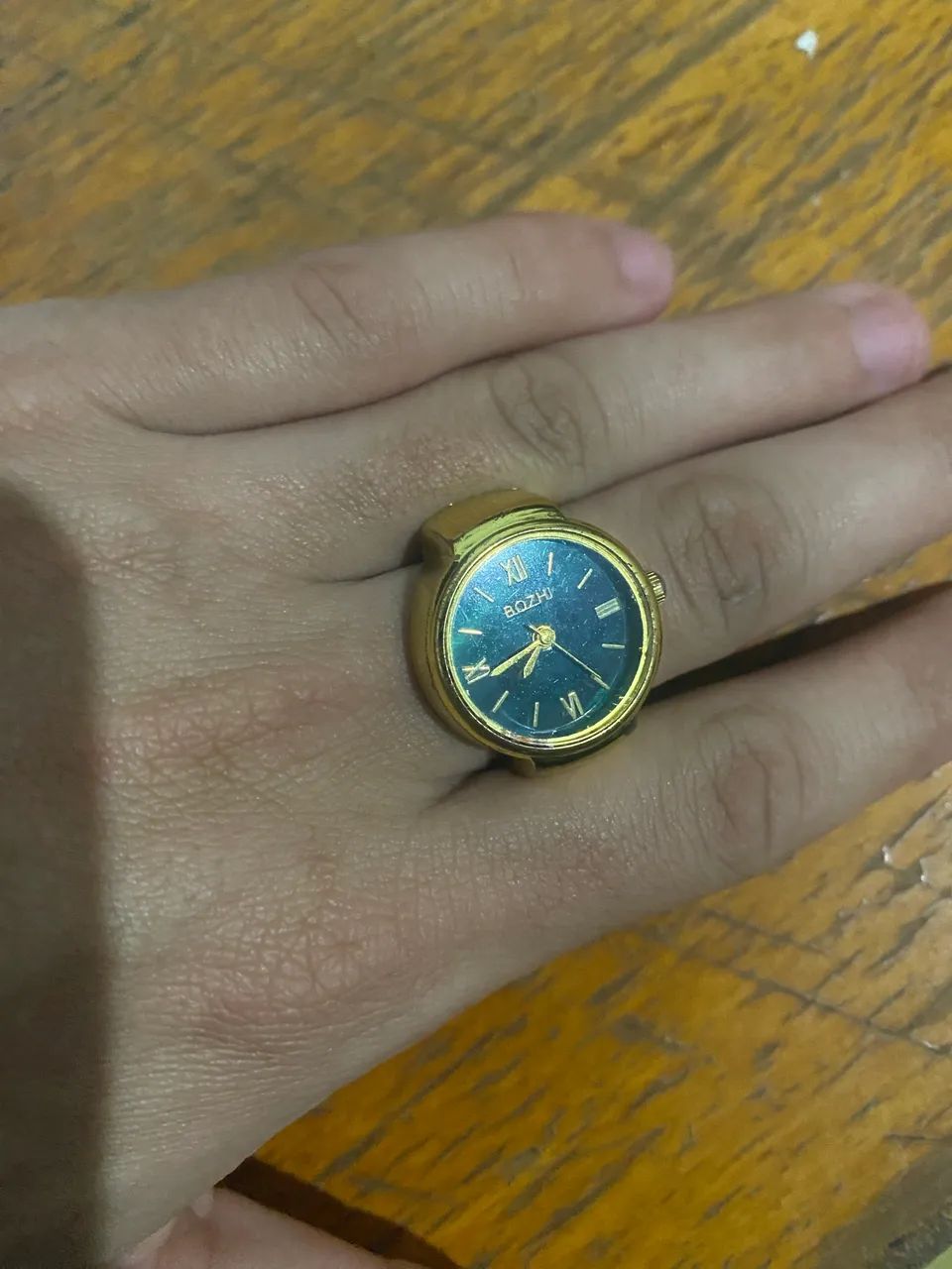 Anel Watch Dourado | Bozhi - Foto 4