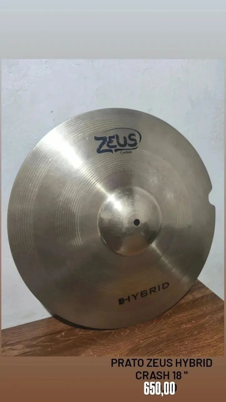 Prato Zeus Hybrid 18 polegadas 