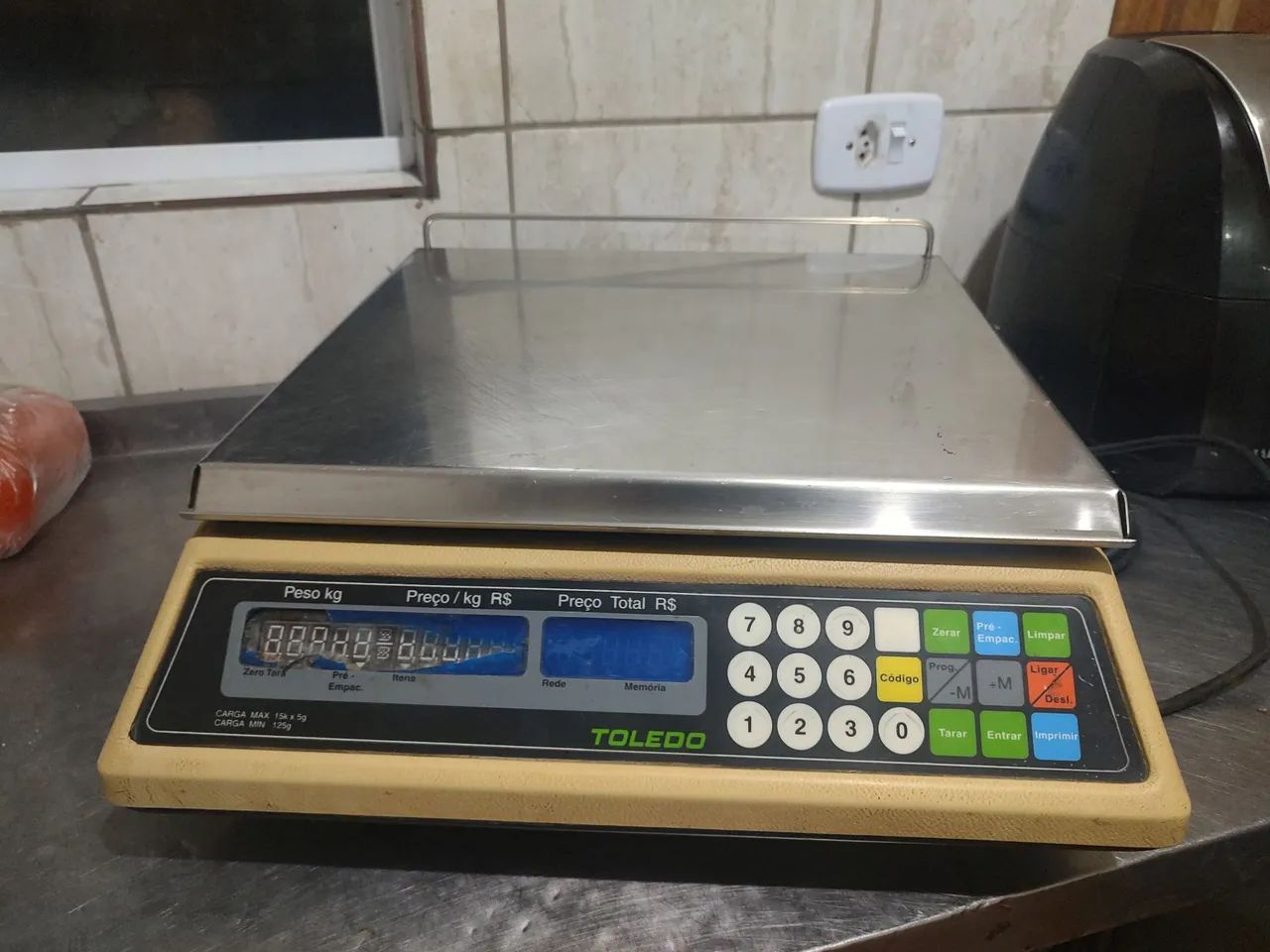 Balança Toledo Comercial 15kg - Funcionando Perfeitamente