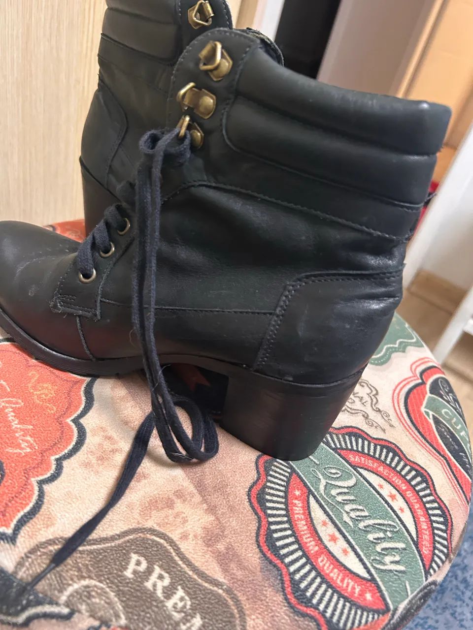 Bota trator Preta 39 - Foto 5