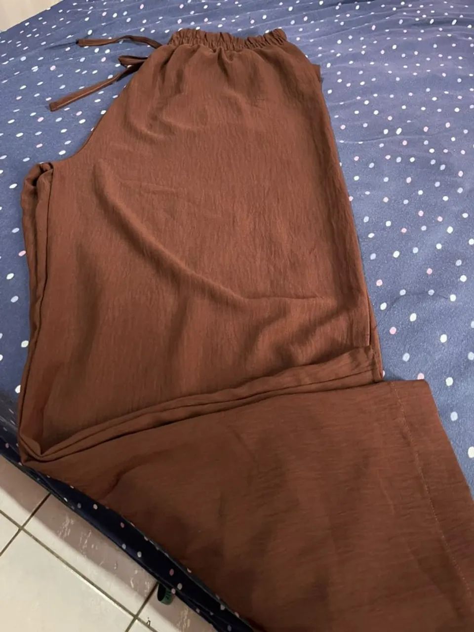 Calça marrom tam G2 - Foto 2
