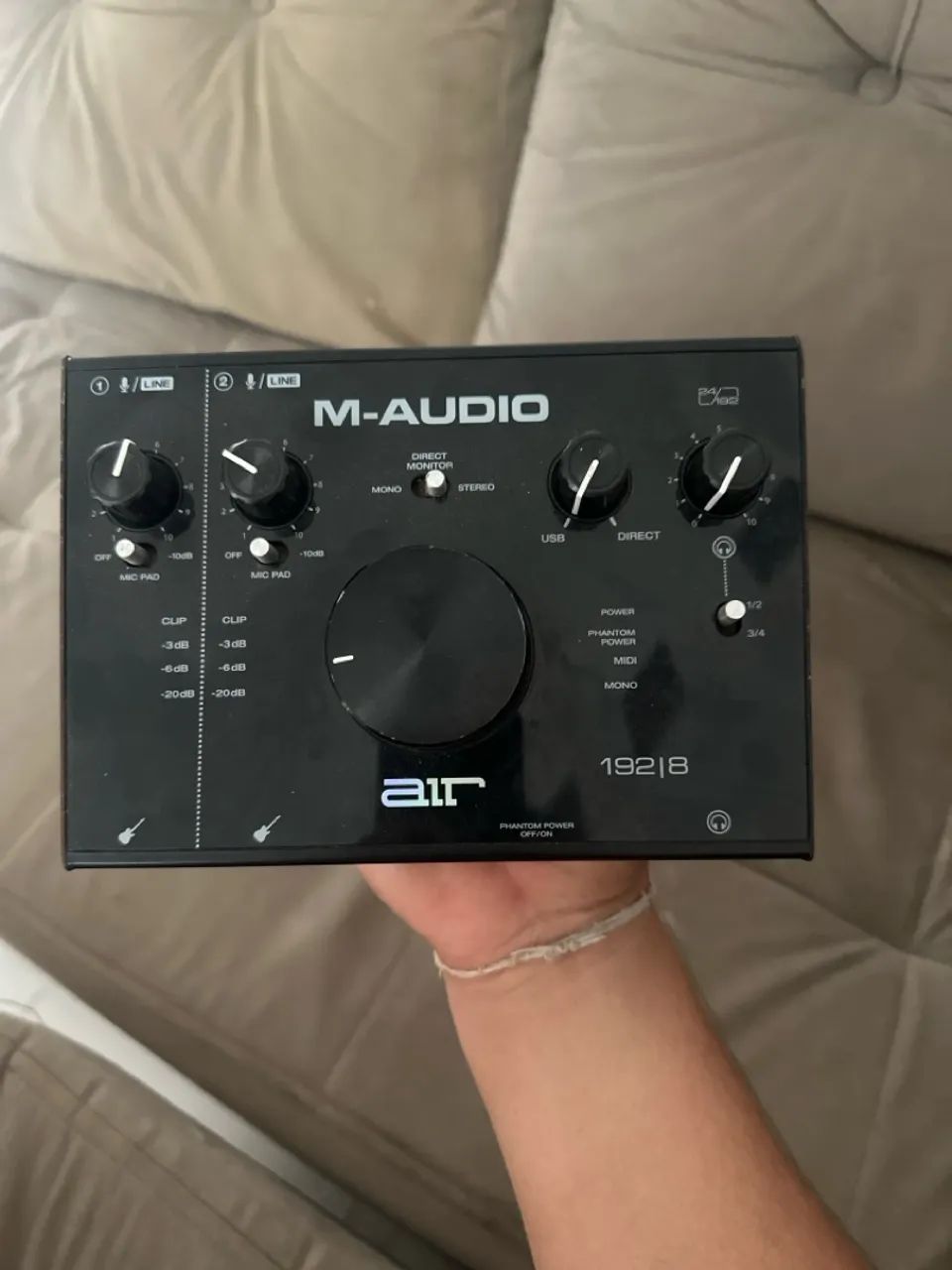 Interface de áudio M-audio Air 192/8 