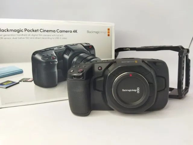Blackmagic Pocket 4K (BMPCC 4K) + Acessórios - Urgente