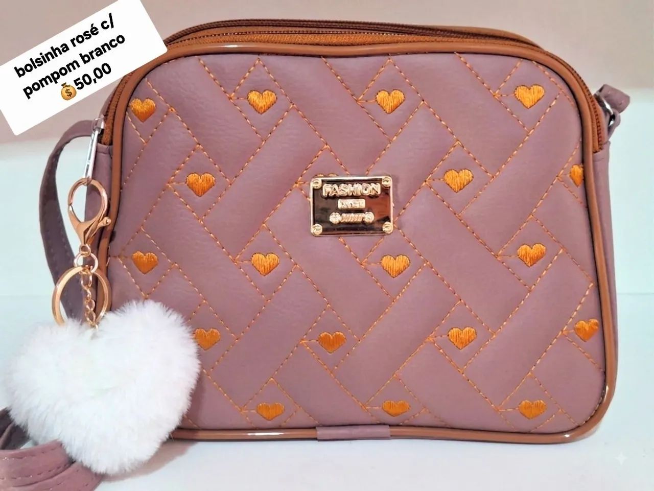 Bolsas com chaveiro feminina - Foto 3