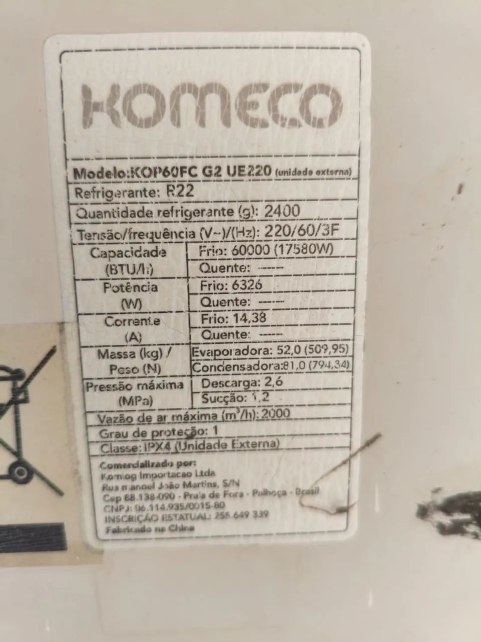 Ar condicionado 60 mil BTUs trifásico  - Foto 5