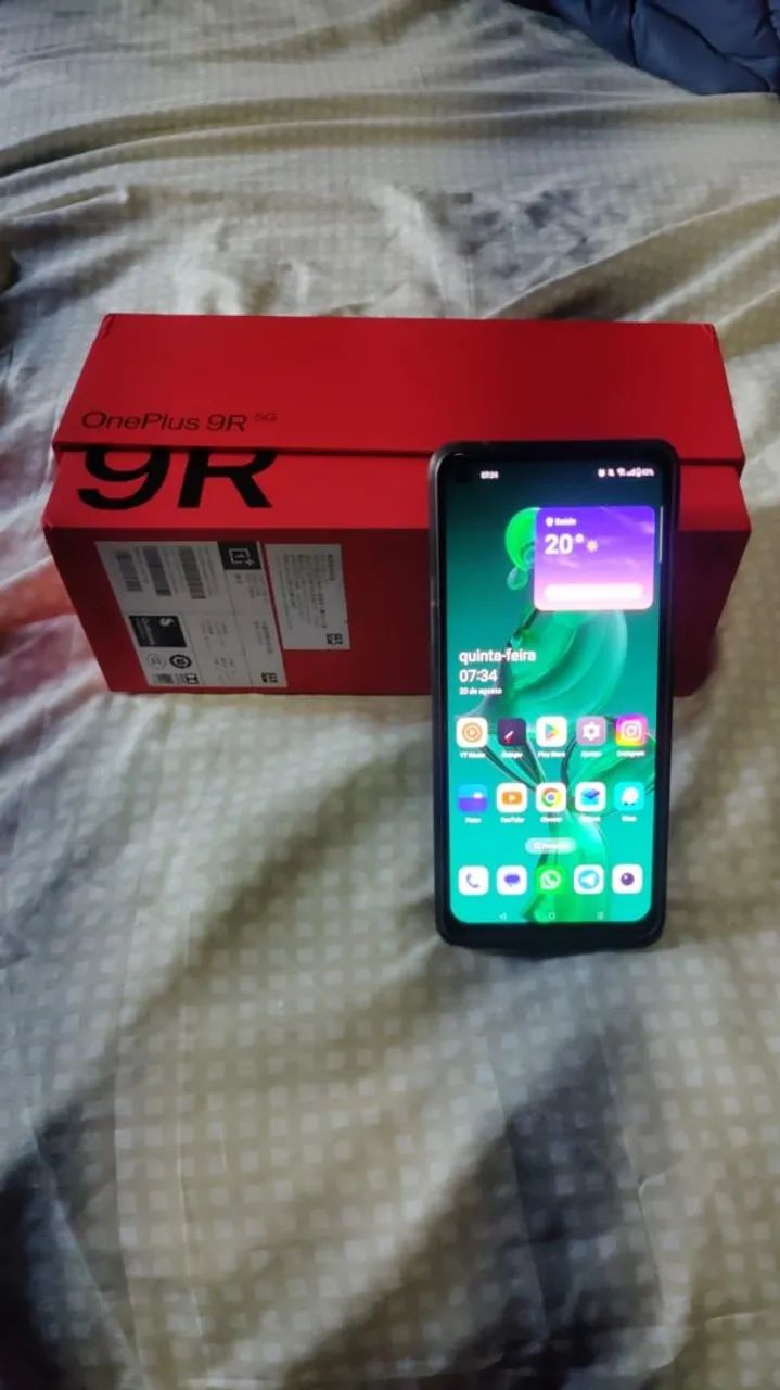 Vendo celular One Plus 9R sem detalhes, novo! - Foto 2