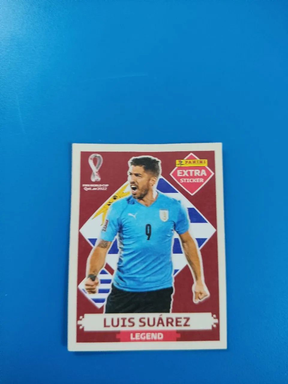 Luis Suárez "Legend" (Extra Sticker Marrom/Bordô - Copa 2022)