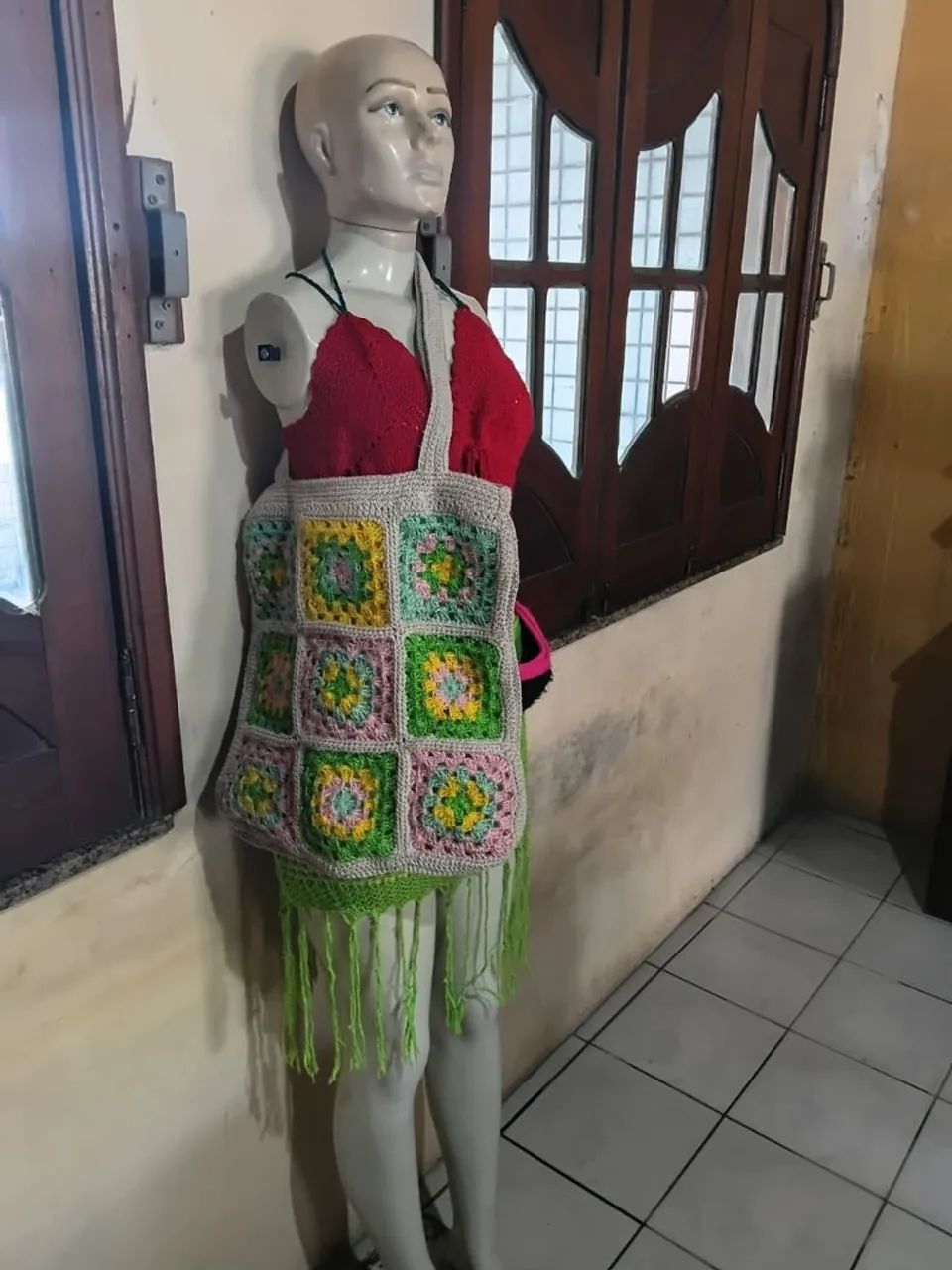 Vendo bolsa de crochê  - Foto 4