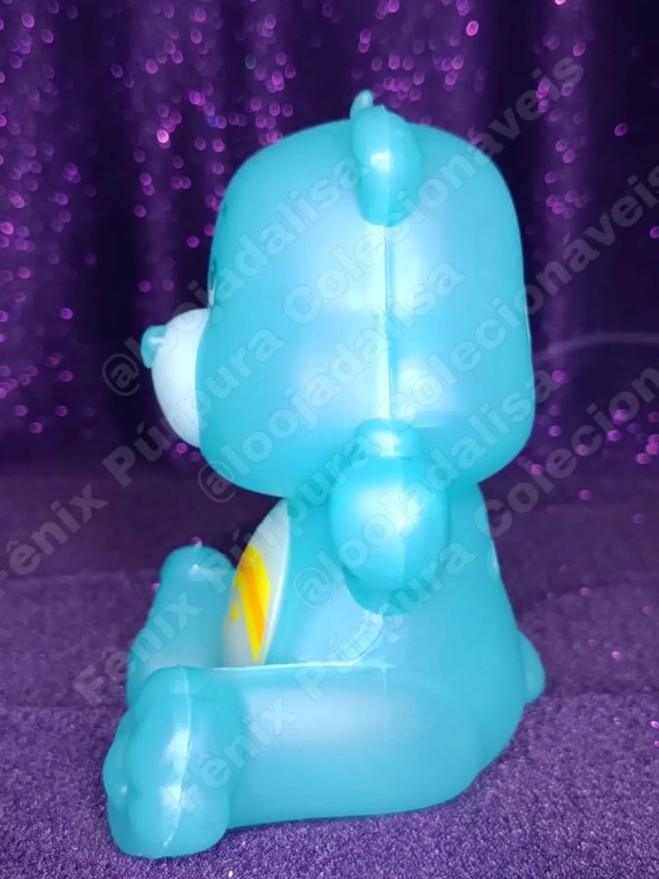 Luminária Ursinhos Carinhosos Giraffas Azul Desejos Estrela Original Lacrado - Foto 3