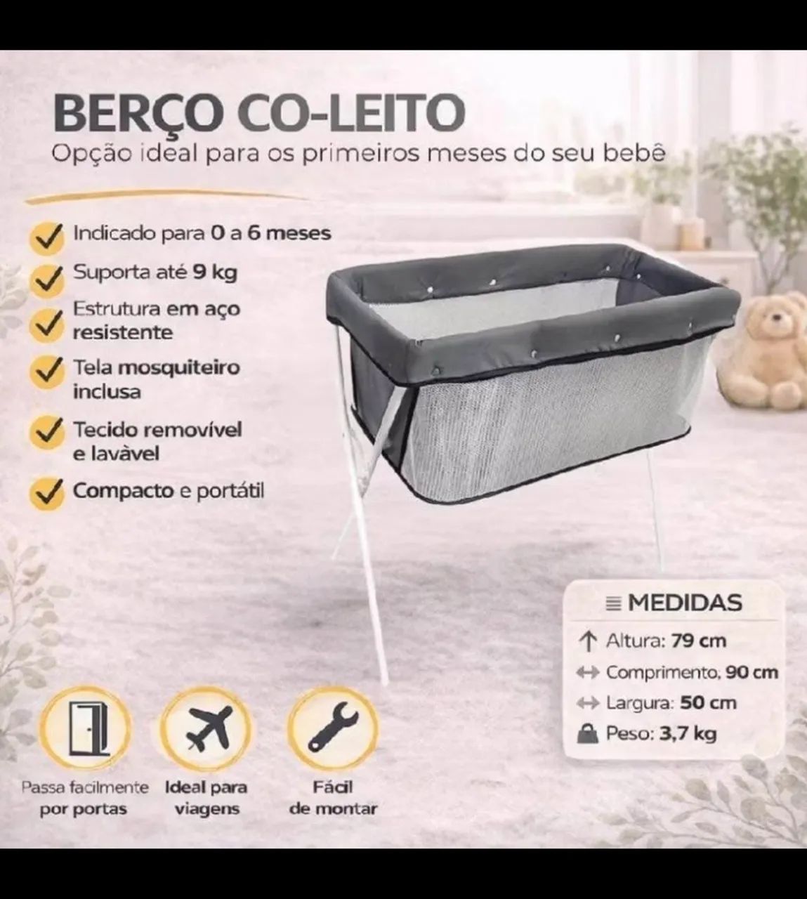 Berço portátil  - Foto 5