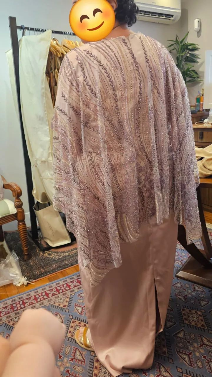 Vestido de crepe  de seda - Foto 3