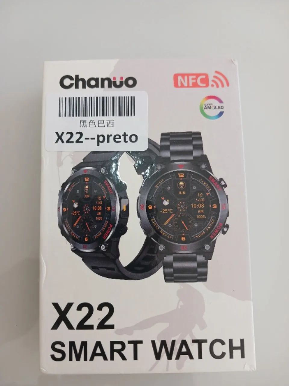 Smartwatch Esportivo X22 Eowihor Bluetooth Ip68 - Foto 2