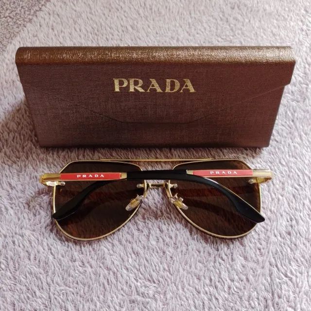 Óculos de Sol Prada Aviador - Foto 5
