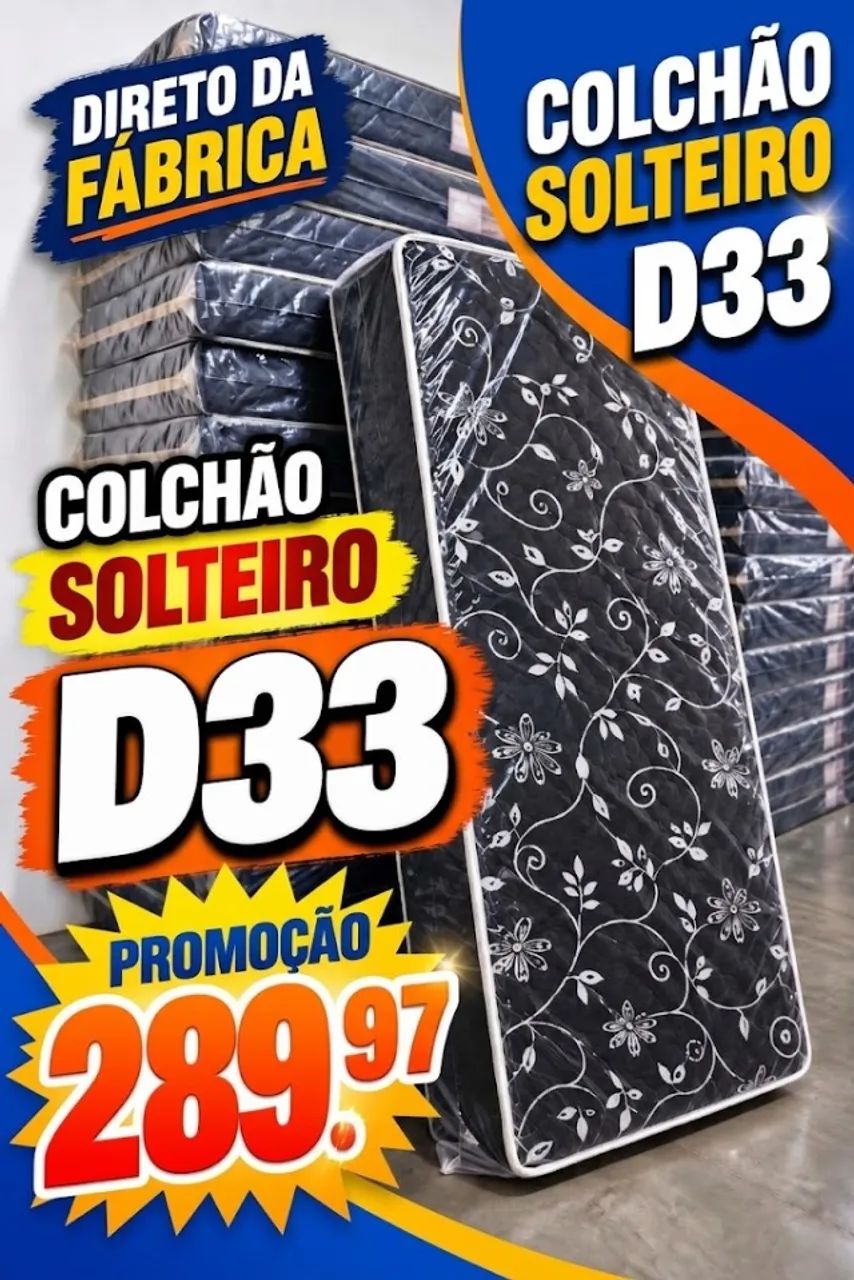 Colchão de Solteiro D33