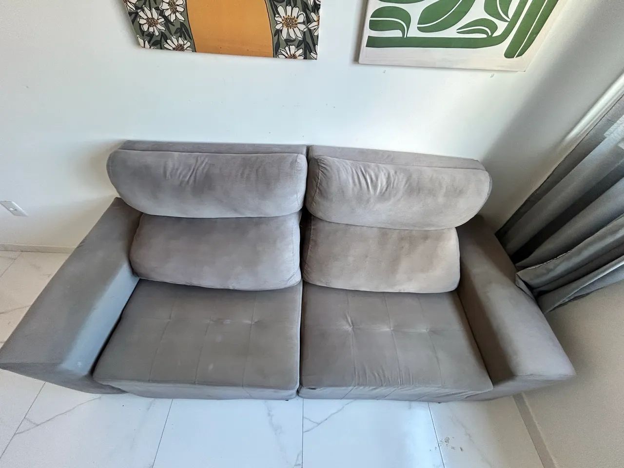 Sofá retrátil seminovo - Foto 4